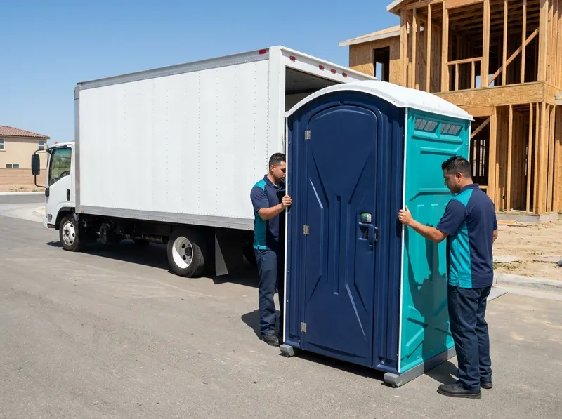 Construction Site Portable Toilet Rental in Riverside, CA